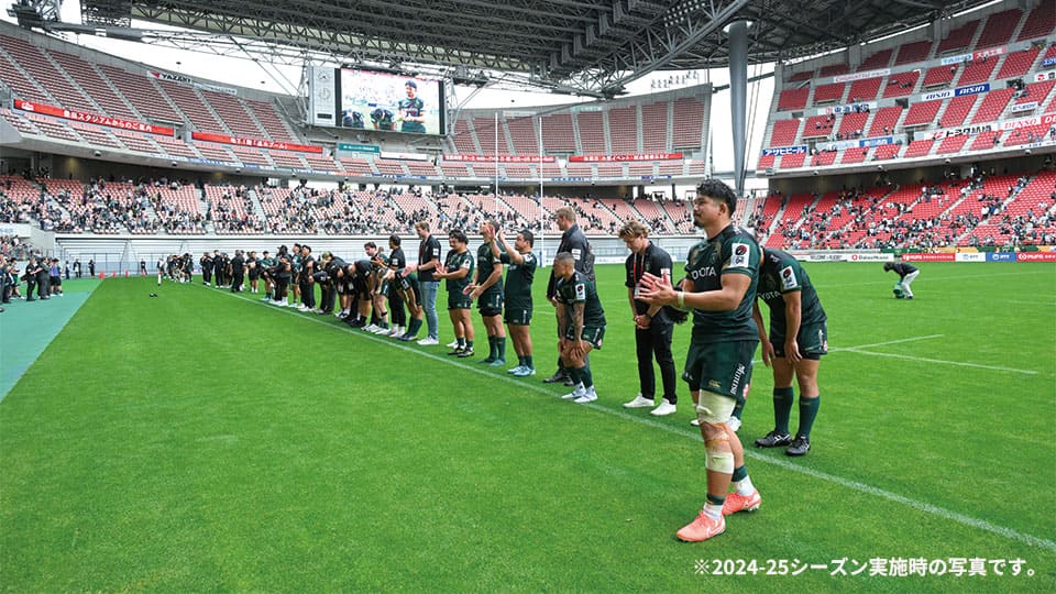 レギュラーシーズン最終戦セレモニー実施！